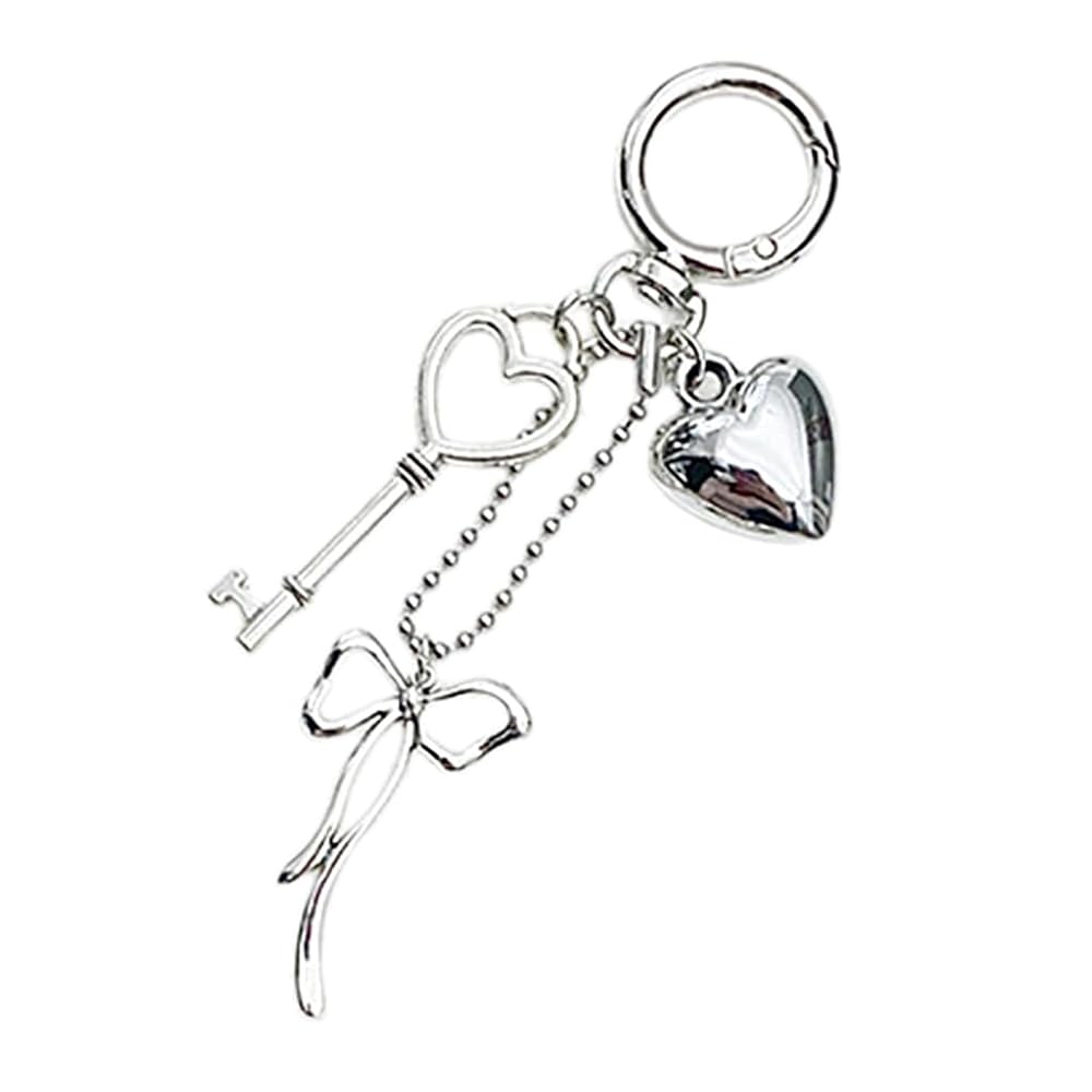 Amazon.com: Heart Keychain Bowknot Unique Bag Accessory Love